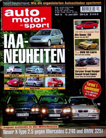 Deckblatt Auto Motor und Sport (13/2001)